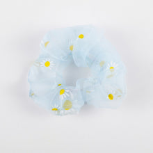 Load image into Gallery viewer, Sweet Embroidery Flowers Mesh Scrunchies Women
