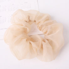 Load image into Gallery viewer, Sweet Embroidery Flowers Mesh Scrunchies Women
