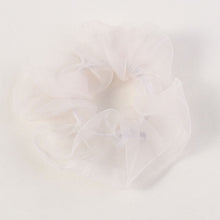 Load image into Gallery viewer, Sweet Embroidery Flowers Mesh Scrunchies Women
