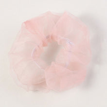 Load image into Gallery viewer, Sweet Embroidery Flowers Mesh Scrunchies Women

