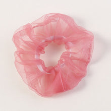 Load image into Gallery viewer, Sweet Embroidery Flowers Mesh Scrunchies Women
