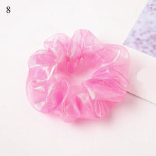 Load image into Gallery viewer, Sweet Embroidery Flowers Mesh Scrunchies Women
