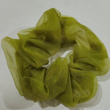 Load image into Gallery viewer, Sweet Embroidery Flowers Mesh Scrunchies Women
