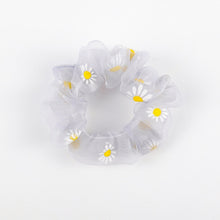 Load image into Gallery viewer, Sweet Embroidery Flowers Mesh Scrunchies Women
