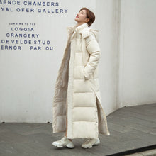 Load image into Gallery viewer, Thick down parka women with hood down jacket winterr coat cultivate morality fashion eiderdown hoodie with thick 805
