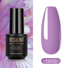 Load image into Gallery viewer, ROSALIND Nail Polish Red Nude Series Polish All For Manicure Nails Art Semi Permanent Gel UV LED Soff Off Hybrid Varnishes
