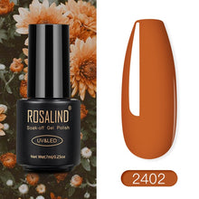 Load image into Gallery viewer, ROSALIND Nail Polish Red Nude Series Polish All For Manicure Nails Art Semi Permanent Gel UV LED Soff Off Hybrid Varnishes
