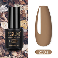 Load image into Gallery viewer, ROSALIND Nail Polish Red Nude Series Polish All For Manicure Nails Art Semi Permanent Gel UV LED Soff Off Hybrid Varnishes

