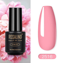 Load image into Gallery viewer, ROSALIND Nail Polish Red Nude Series Polish All For Manicure Nails Art Semi Permanent Gel UV LED Soff Off Hybrid Varnishes
