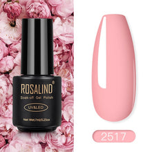 Load image into Gallery viewer, ROSALIND Nail Polish Red Nude Series Polish All For Manicure Nails Art Semi Permanent Gel UV LED Soff Off Hybrid Varnishes
