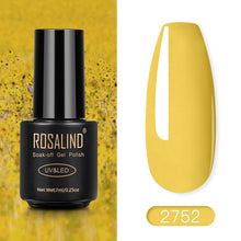 Load image into Gallery viewer, ROSALIND Nail Polish Red Nude Series Polish All For Manicure Nails Art Semi Permanent Gel UV LED Soff Off Hybrid Varnishes
