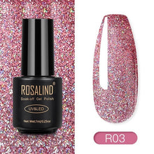 Load image into Gallery viewer, ROSALIND Nail Polish Red Nude Series Polish All For Manicure Nails Art Semi Permanent Gel UV LED Soff Off Hybrid Varnishes
