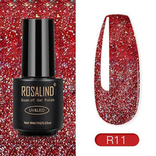 Load image into Gallery viewer, ROSALIND Nail Polish Red Nude Series Polish All For Manicure Nails Art Semi Permanent Gel UV LED Soff Off Hybrid Varnishes
