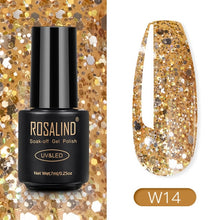 Load image into Gallery viewer, ROSALIND Nail Polish Red Nude Series Polish All For Manicure Nails Art Semi Permanent Gel UV LED Soff Off Hybrid Varnishes
