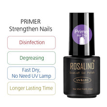 Load image into Gallery viewer, ROSALIND Nail Polish Red Nude Series Polish All For Manicure Nails Art Semi Permanent Gel UV LED Soff Off Hybrid Varnishes
