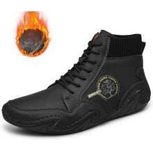 Load image into Gallery viewer, Men Winter Boots Leather Outdoor Light Ankle Antislip
