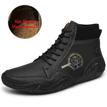 Load image into Gallery viewer, Men Winter Boots Leather Outdoor Light Ankle Antislip
