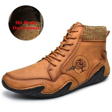 Load image into Gallery viewer, Men Winter Boots Leather Outdoor Light Ankle Antislip
