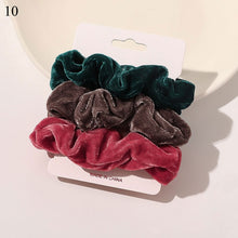 Load image into Gallery viewer, Scrunchies Hair Ring Candy Color Ties
