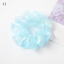 Load image into Gallery viewer, Sweet Embroidery Flowers Mesh Scrunchies Women
