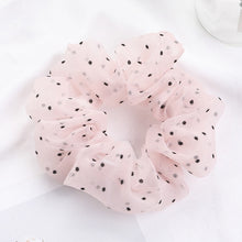 Load image into Gallery viewer, Sweet Embroidery Flowers Mesh Scrunchies Women

