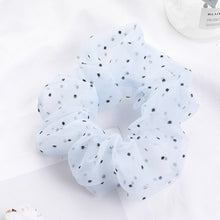 Load image into Gallery viewer, Sweet Embroidery Flowers Mesh Scrunchies Women
