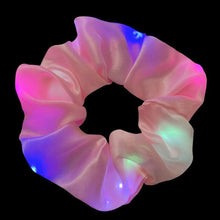 Load image into Gallery viewer, Girls LED Luminous Scrunchies Hairband Ponytail Holder
