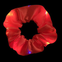 Load image into Gallery viewer, Girls LED Luminous Scrunchies Hairband Ponytail Holder
