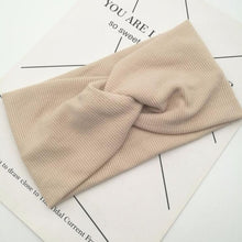 Load image into Gallery viewer, Women Solid Knitting Cross Knot Headbands
