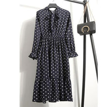 Load image into Gallery viewer, Women Casual Dress Korean Style Floral Printed Chiffon
