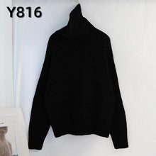 Load image into Gallery viewer, Aachoae Autumn Winter Women Knitted Turtleneck Cashmere Sweater
