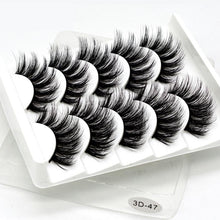 Load image into Gallery viewer, SEXYSHEEP 5Pairs 3D Mink Hair False Eyelashes Natural/Thick Long Eye Lashes Wispy Makeup Beauty Extension Tools
