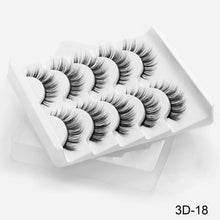Load image into Gallery viewer, SEXYSHEEP 5Pairs 3D Mink Hair False Eyelashes Natural/Thick Long Eye Lashes Wispy Makeup Beauty Extension Tools
