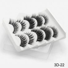 Load image into Gallery viewer, SEXYSHEEP 5Pairs 3D Mink Hair False Eyelashes Natural/Thick Long Eye Lashes Wispy Makeup Beauty Extension Tools
