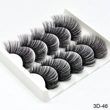 Load image into Gallery viewer, SEXYSHEEP 5Pairs 3D Mink Hair False Eyelashes Natural/Thick Long Eye Lashes Wispy Makeup Beauty Extension Tools
