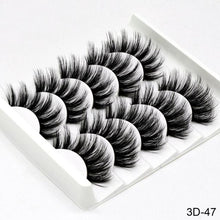 Load image into Gallery viewer, SEXYSHEEP 5Pairs 3D Mink Hair False Eyelashes Natural/Thick Long Eye Lashes Wispy Makeup Beauty Extension Tools
