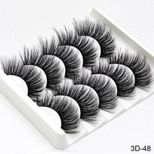 Load image into Gallery viewer, SEXYSHEEP 5Pairs 3D Mink Hair False Eyelashes Natural/Thick Long Eye Lashes Wispy Makeup Beauty Extension Tools
