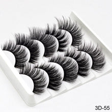 Load image into Gallery viewer, SEXYSHEEP 5Pairs 3D Mink Hair False Eyelashes Natural/Thick Long Eye Lashes Wispy Makeup Beauty Extension Tools
