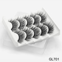 Load image into Gallery viewer, SEXYSHEEP 5Pairs 3D Mink Hair False Eyelashes Natural/Thick Long Eye Lashes Wispy Makeup Beauty Extension Tools
