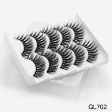 Load image into Gallery viewer, SEXYSHEEP 5Pairs 3D Mink Hair False Eyelashes Natural/Thick Long Eye Lashes Wispy Makeup Beauty Extension Tools
