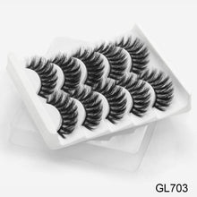 Load image into Gallery viewer, SEXYSHEEP 5Pairs 3D Mink Hair False Eyelashes Natural/Thick Long Eye Lashes Wispy Makeup Beauty Extension Tools
