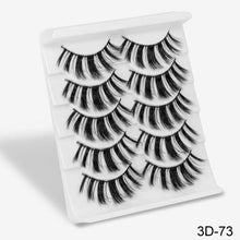 Load image into Gallery viewer, SEXYSHEEP 5Pairs 3D Mink Hair False Eyelashes Natural/Thick Long Eye Lashes Wispy Makeup Beauty Extension Tools
