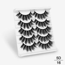 Load image into Gallery viewer, SEXYSHEEP 5Pairs 3D Mink Hair False Eyelashes Natural/Thick Long Eye Lashes Wispy Makeup Beauty Extension Tools
