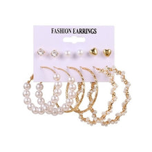 Load image into Gallery viewer, EN 12 Pairs Flower Women'S Earrings Set
