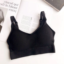 Load image into Gallery viewer, Women Tank Crop Top Seamless Sexy Lingerie With Removable Padded Camisole
