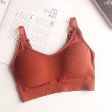 Load image into Gallery viewer, Women Tank Crop Top Seamless Sexy Lingerie With Removable Padded Camisole
