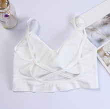 Load image into Gallery viewer, Women Tank Crop Top Seamless Sexy Lingerie With Removable Padded Camisole
