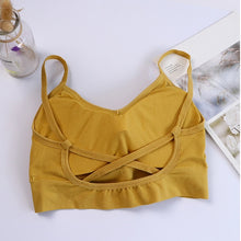 Load image into Gallery viewer, Women Tank Crop Top Seamless Sexy Lingerie With Removable Padded Camisole
