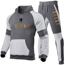Load image into Gallery viewer, New Fashion Mens Clothing Pullovers Sweater Cotton Tracksuits Hoodie Two Pieces
