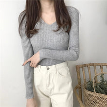 Load image into Gallery viewer, BEFORW Women Sweaters Tops Thick Slim Pullover
